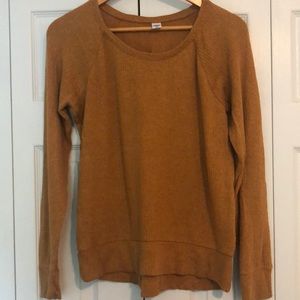 Golden/Mustard Lightweight Scoop Neck Sweater
